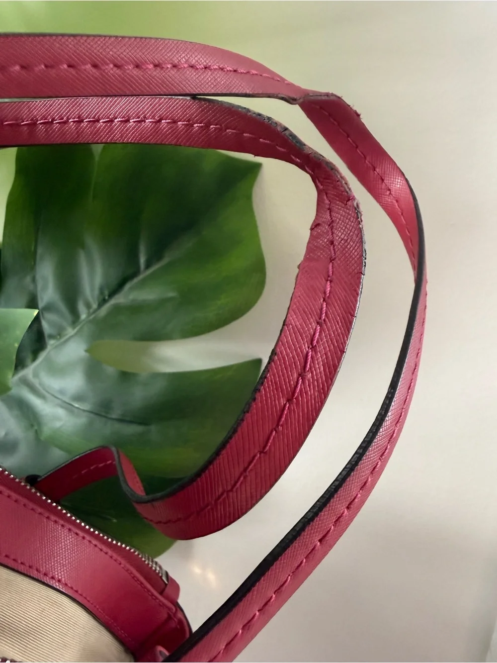 Coach Pink Leather Shoulder Bag with Top Handles